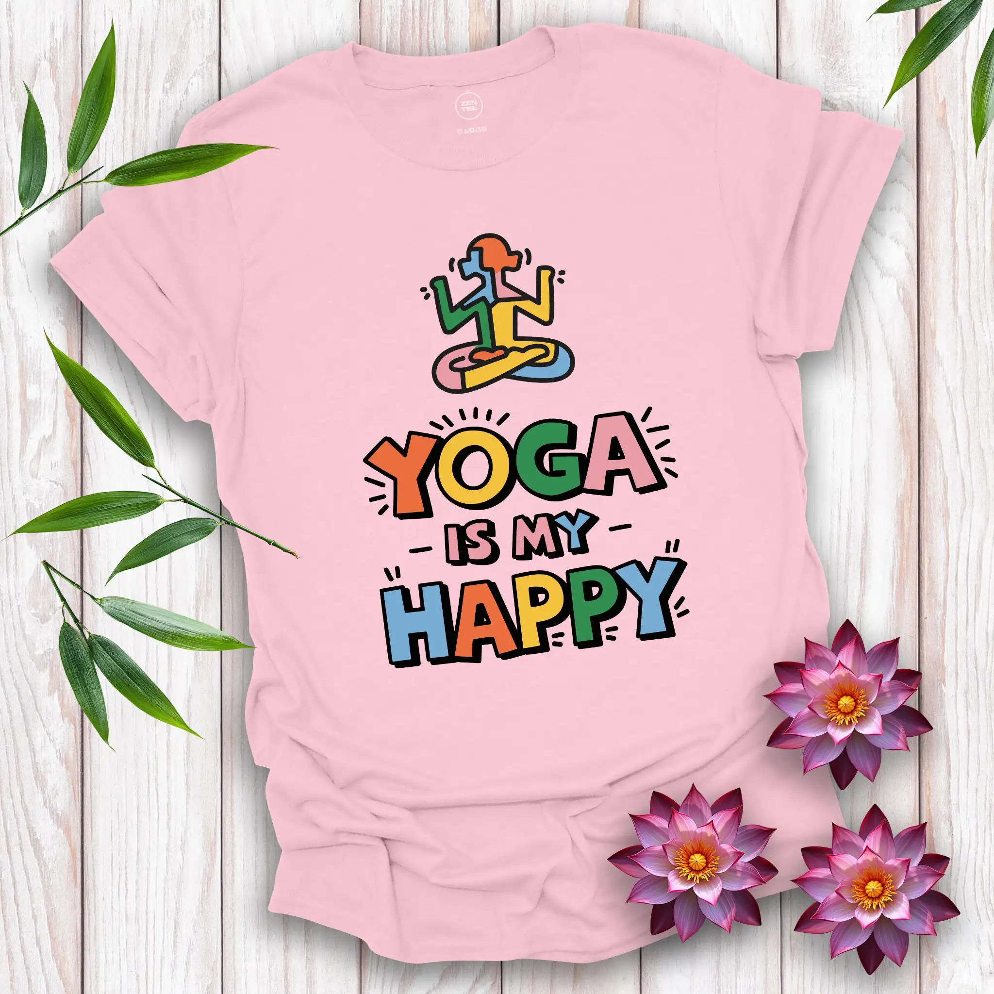 Yoga Is My Happy T-Shirt