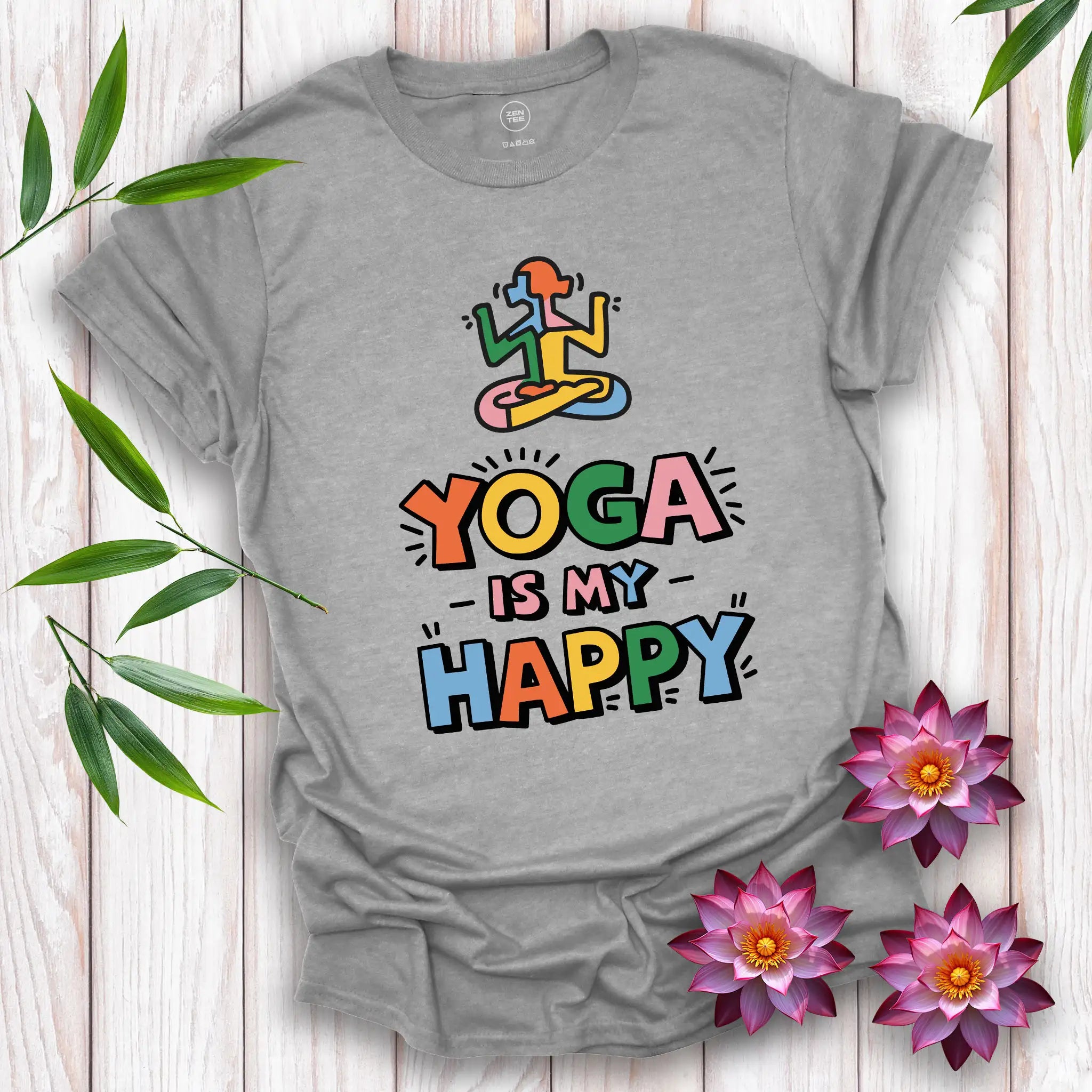 Yoga Is My Happy T-Shirt