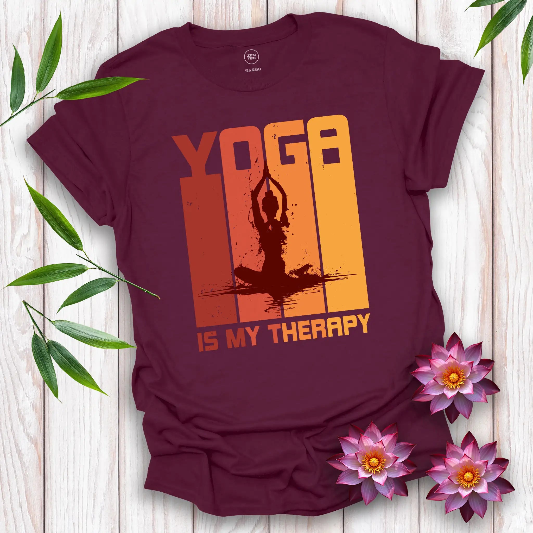 Yoga Is My Therapy Vintage T-Shirt